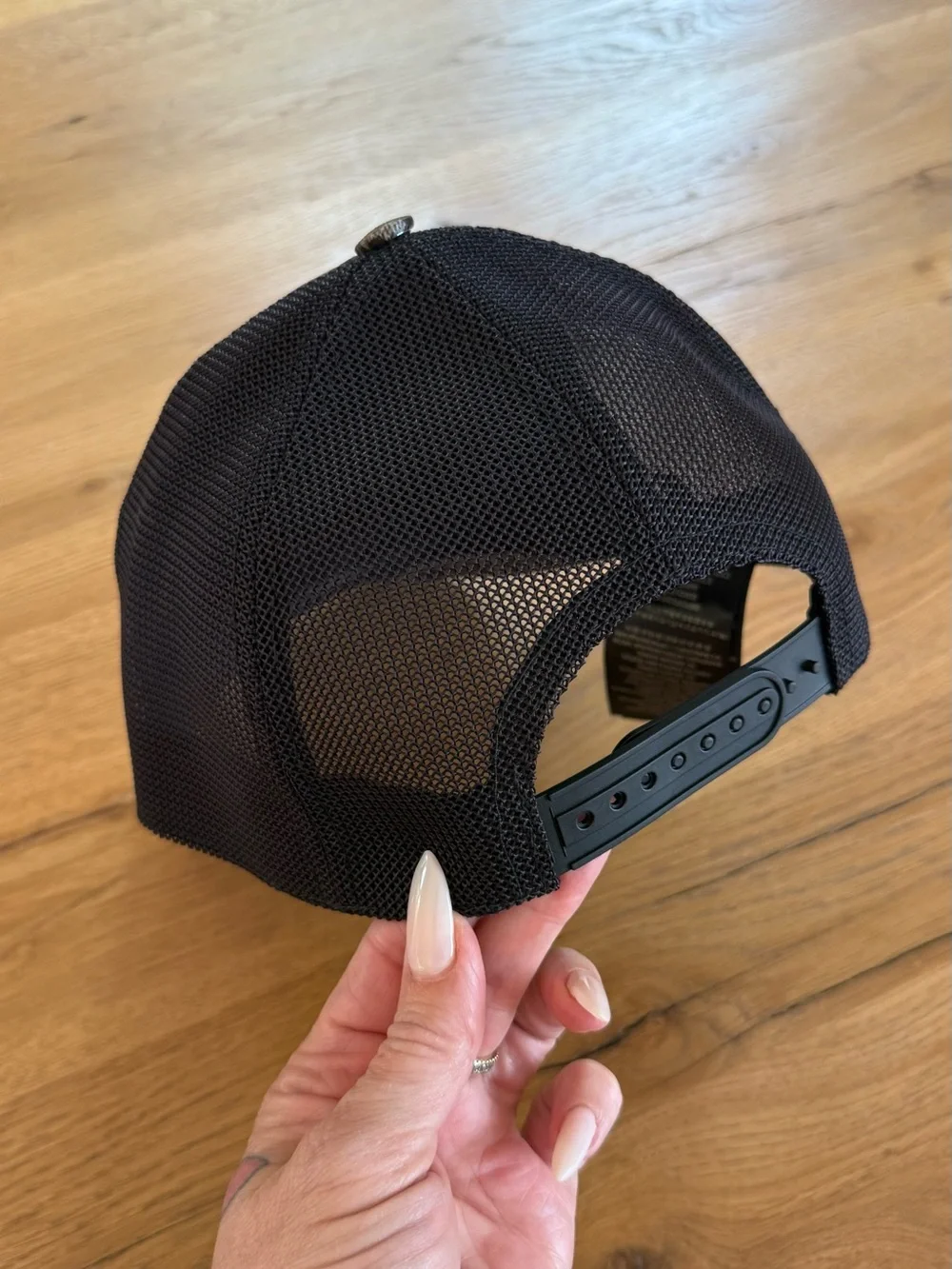 Gucci Black and Gray Patterned Mesh-Back Cap